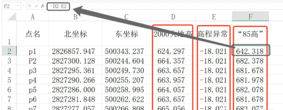 無控制點(diǎn)/有控制點(diǎn)，把CORS測的2000大地高轉(zhuǎn)為85高的方法，值得收藏