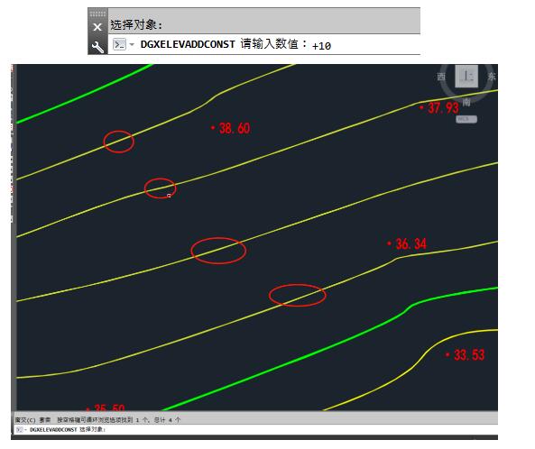 如何批量修改等高線標高?來試試這種方法