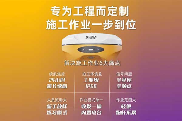 2023 RTK新品速遞:中海達(dá)實(shí)景放樣RTK